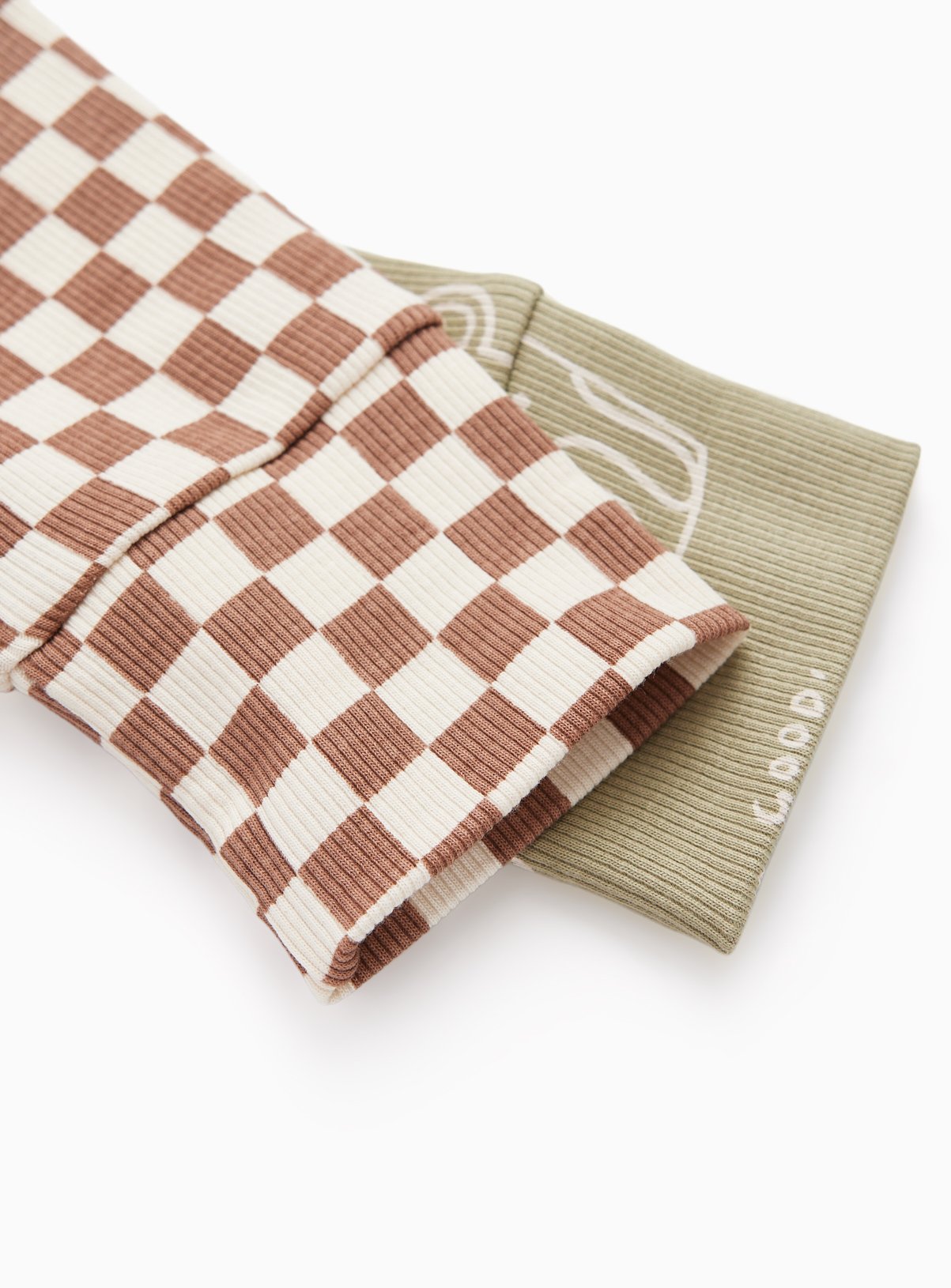 Brown & Green Ribbed Leggings 5 Pack 12-18 months - Image 2 thumbnail